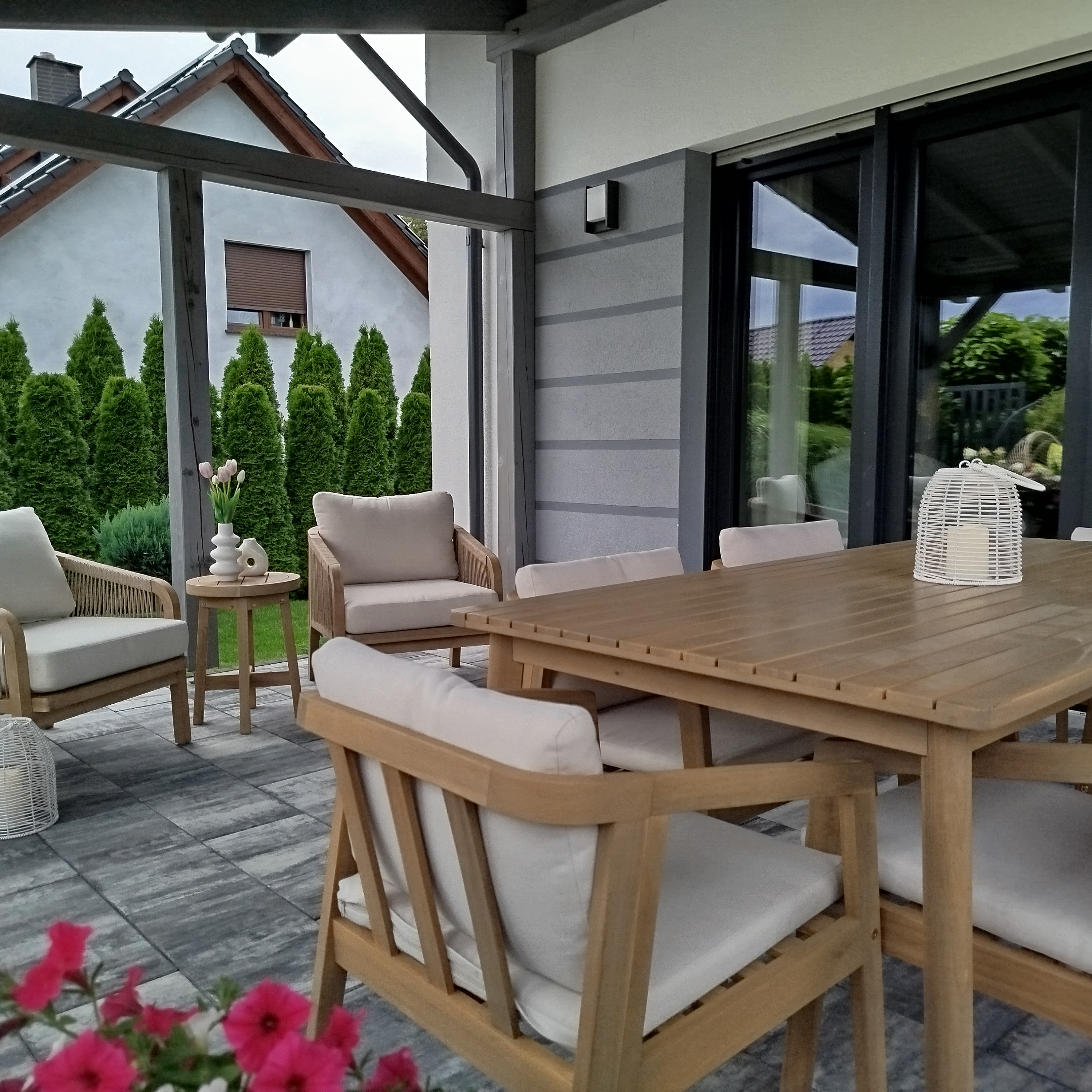 Balkonový set Furrore Marigold 2+1 Caffe fotografie realizace 2