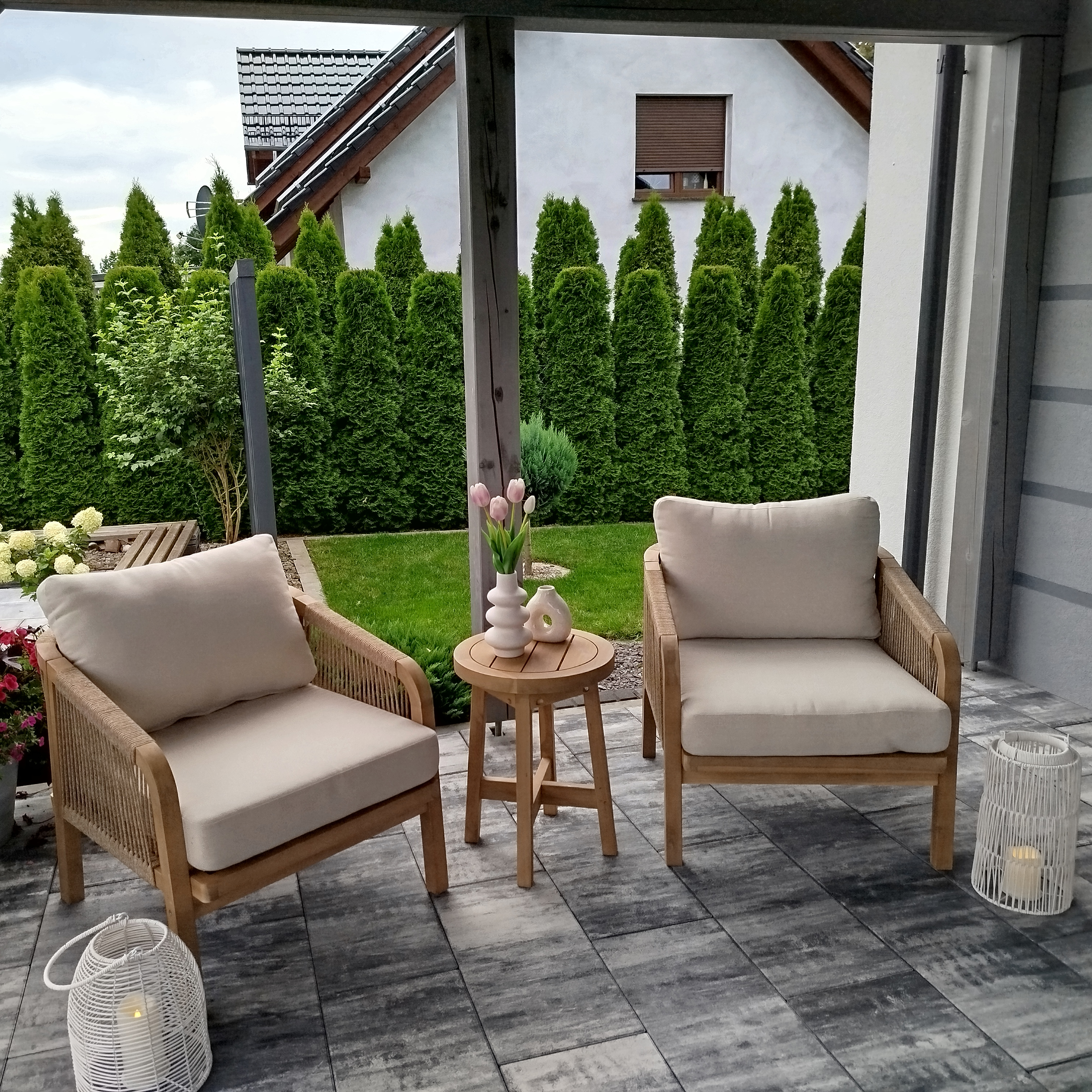 Balkonový set Furrore Marigold 2+1 Caffe fotografie realizace 3