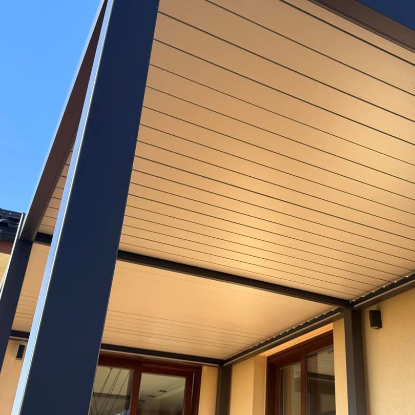 Hliníková bioklimatická pergola Gutroof ELEGANCE 3x6 m fotografie realizace 5