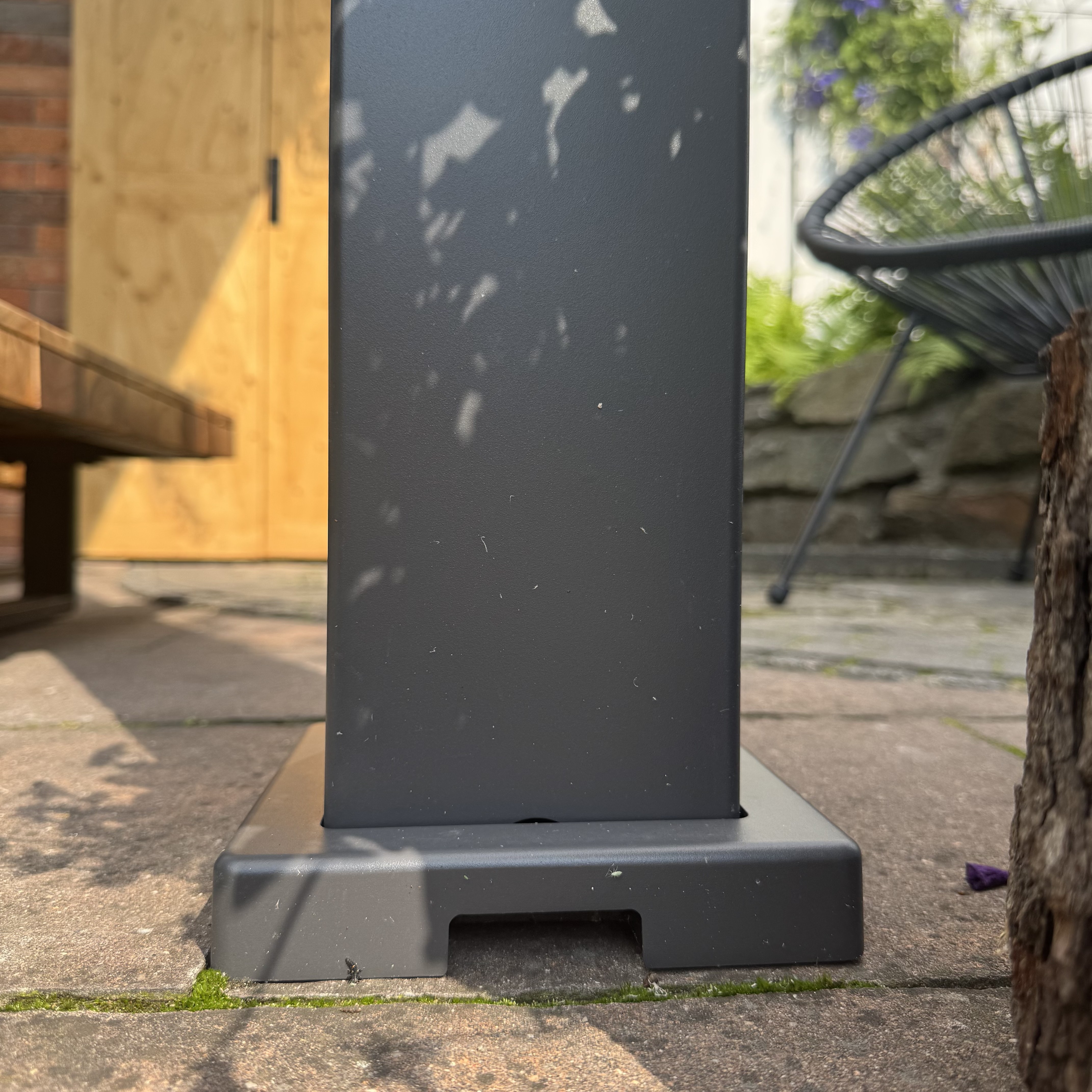 Hliníková pergola Gutroof ELEGANCE WALL 3x3 m antracit fotografie realizace 4