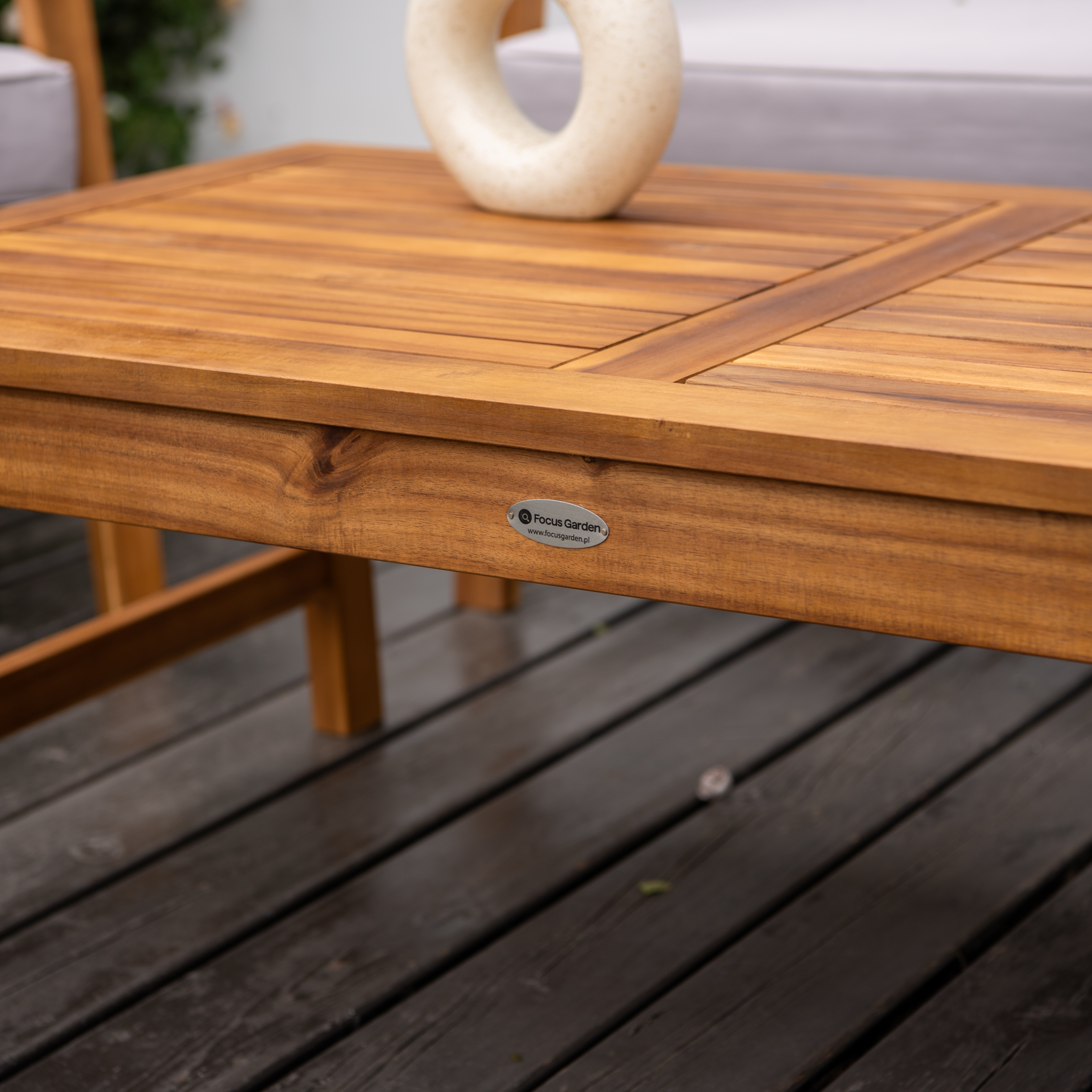 Sestava zahradního nábytku MALMO CAFFE Acacia Wood - Bjørkka fotografie realizace 4