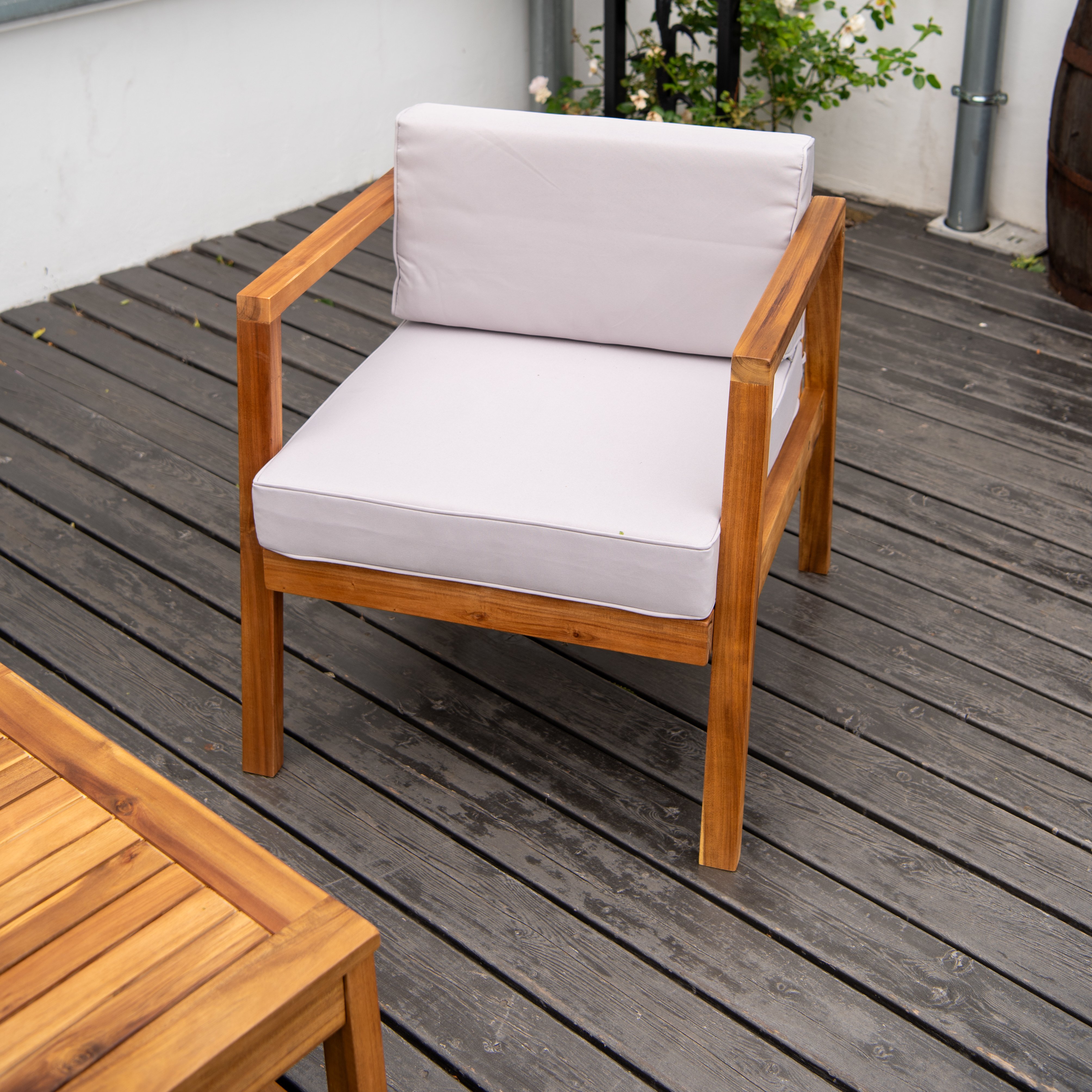 Sestava zahradního nábytku MALMO CAFFE Acacia Wood - Bjørkka fotografie realizace 6