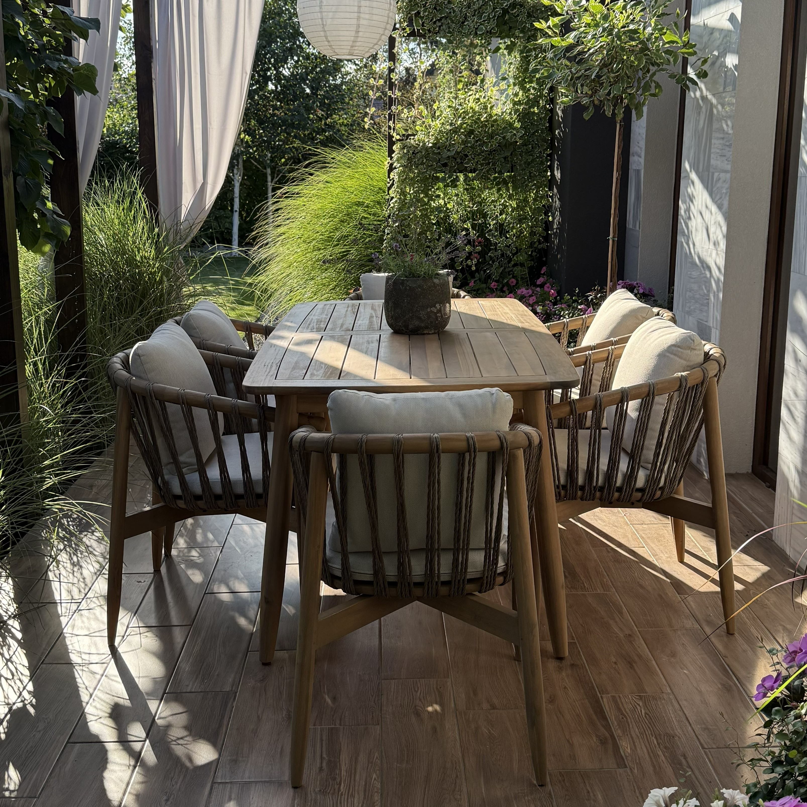 Jídelní set SAMAR 6+1 Dining - Furrore fotografie realizace 3