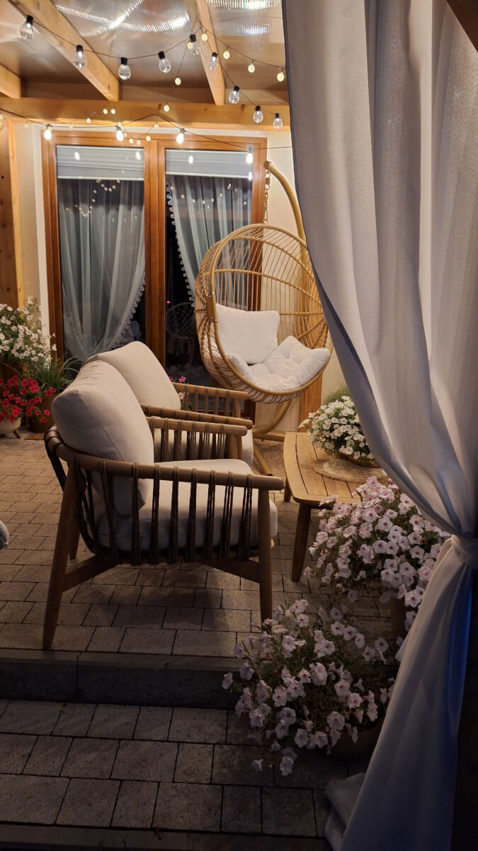 Dřevěná zahradní sada Furrore SAMAR CAFFE fotografie realizace 4