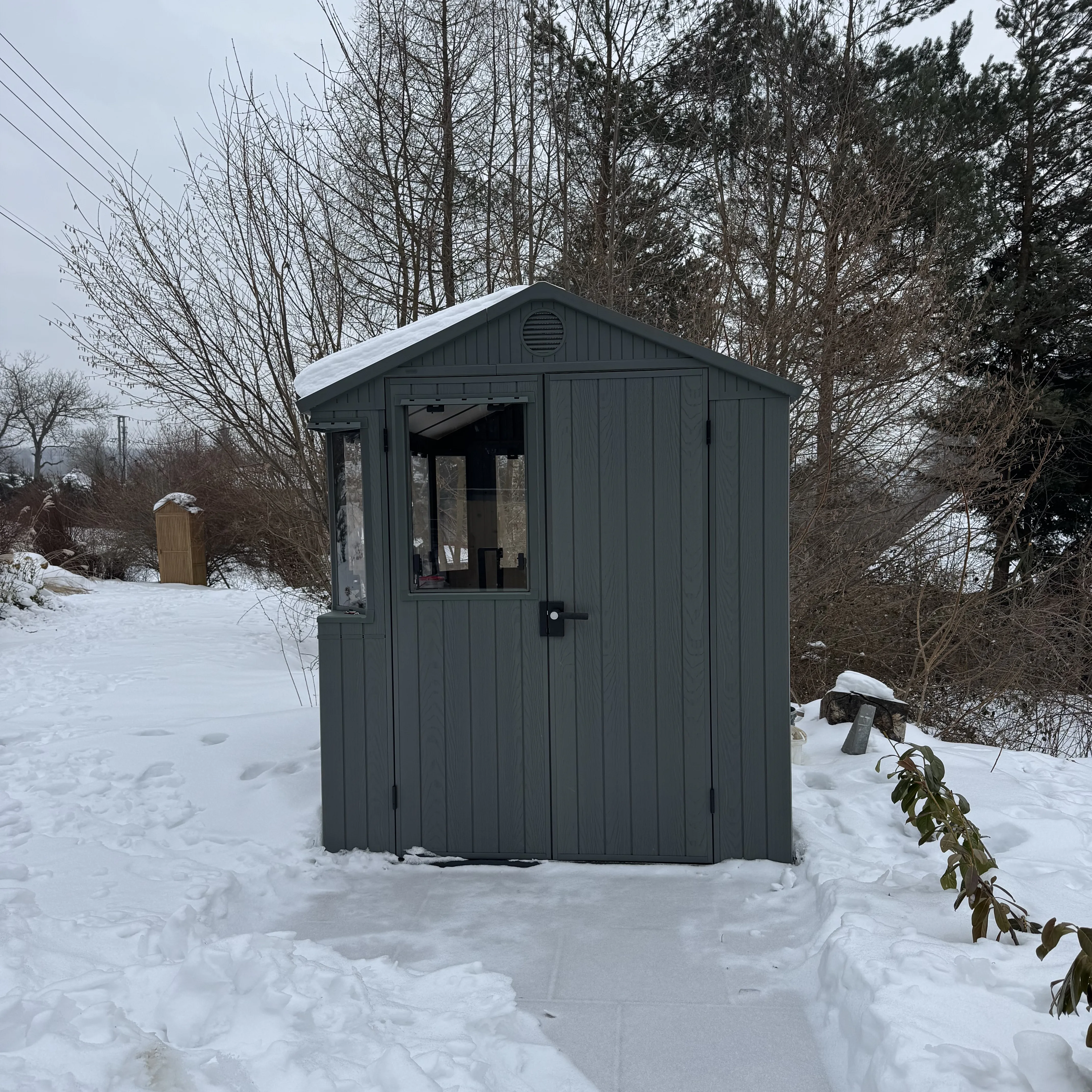 Zahradní domek se skleníkem Keter POTTING SHED 6x8 fotografie realizace 6
