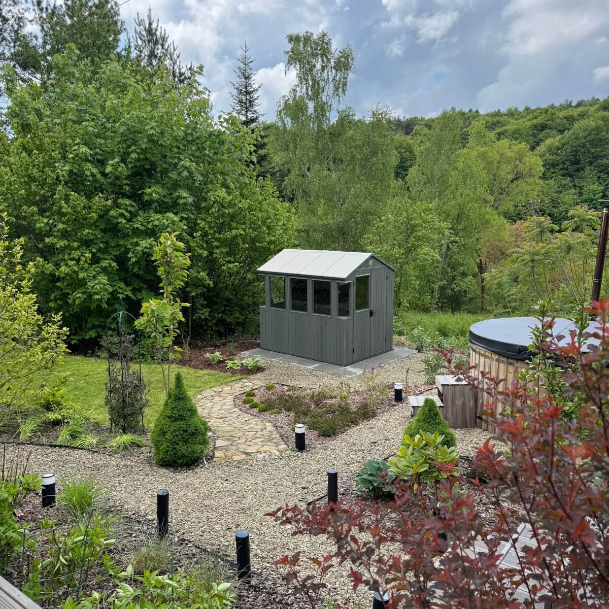 Zahradní domek se skleníkem Keter POTTING SHED 6x8 fotografie realizace 3