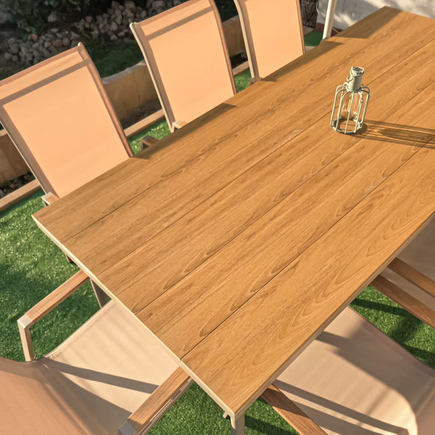 Jídelní zahradní set NOVA DINING 8+1 Taupe - Bjørkka fotografie realizace 5