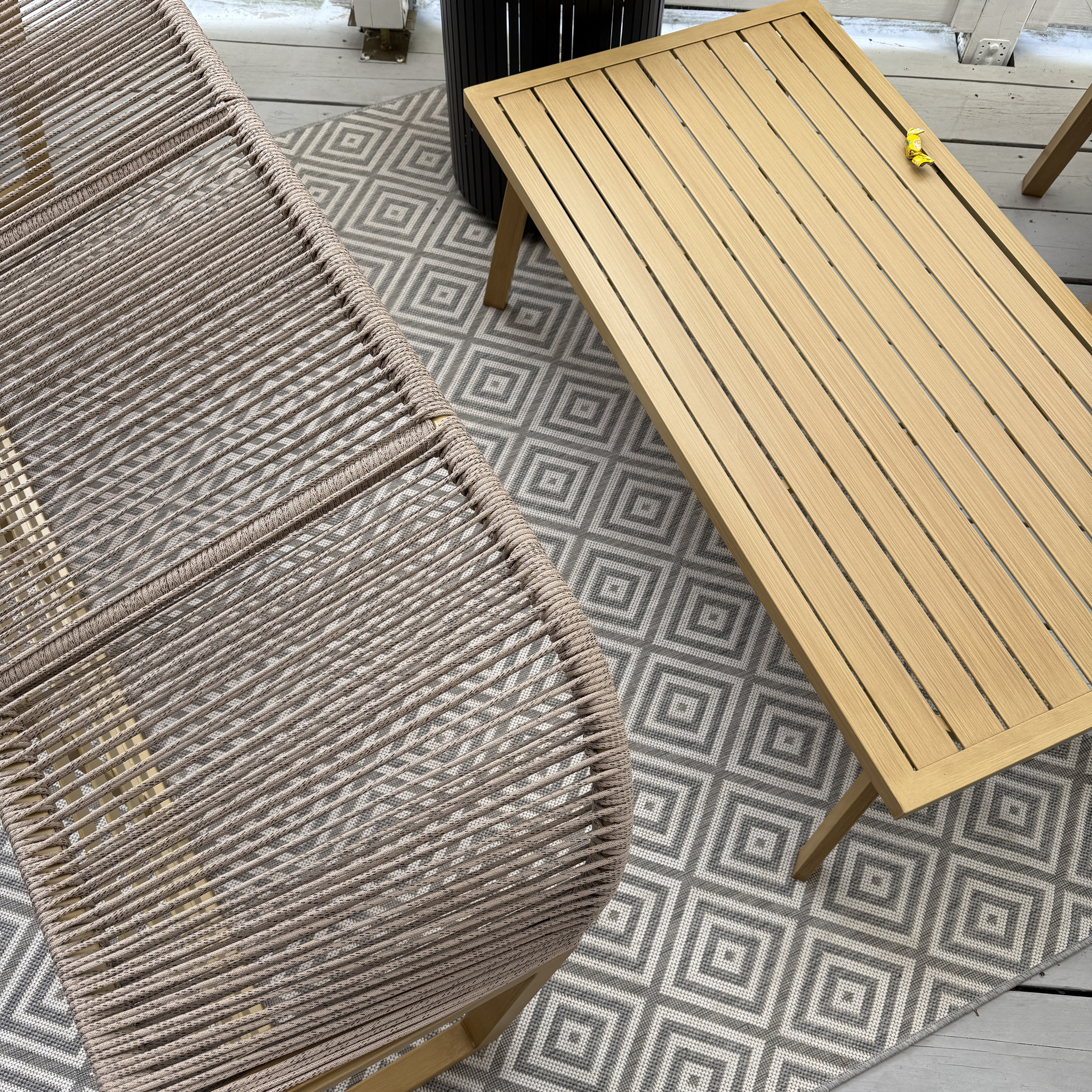 Zahradní set LOARA CAFFE MAX WOOD LOOK - Bjørkka fotografie realizace 1