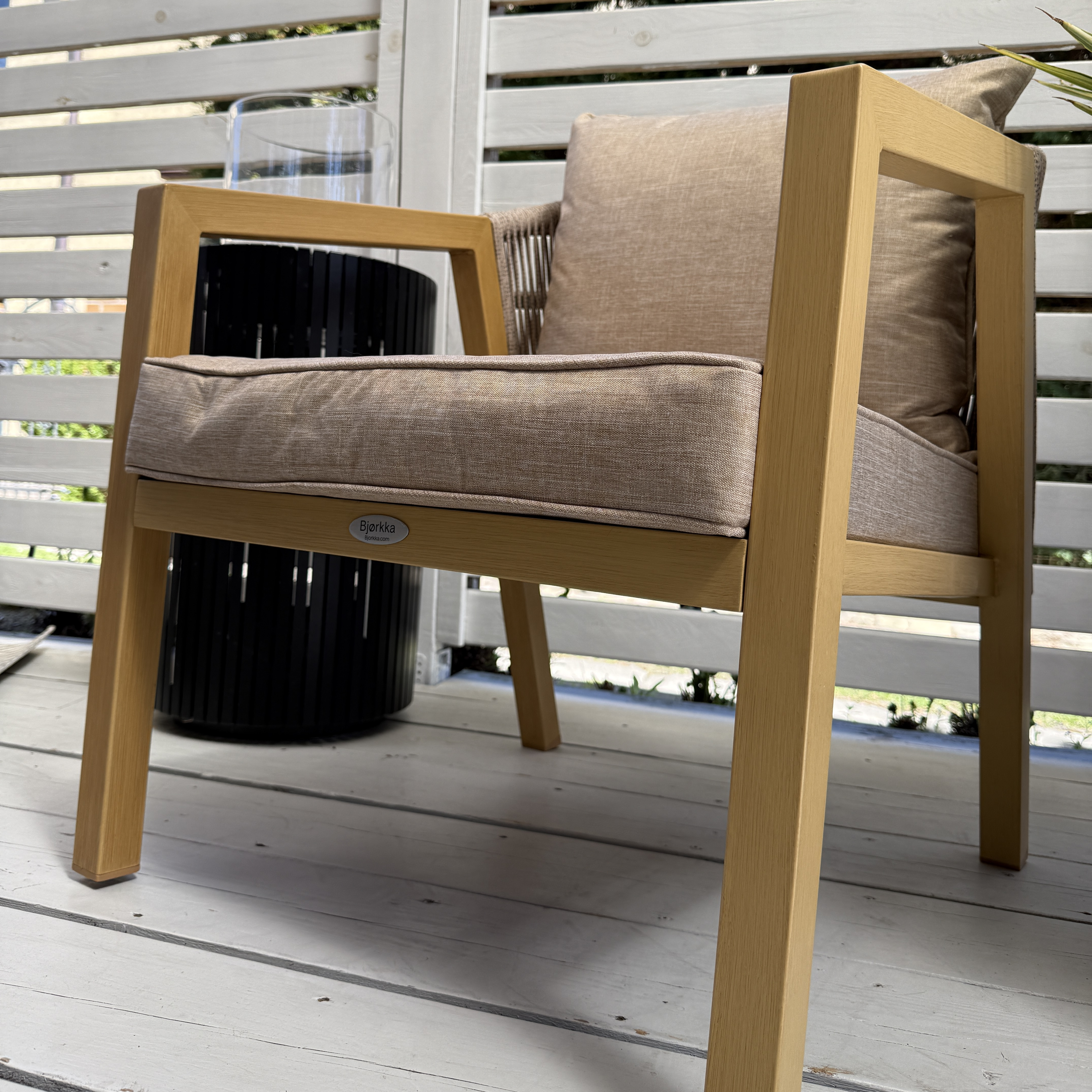 Zahradní set LOARA CAFFE MAX WOOD LOOK - Bjørkka fotografie realizace 7
