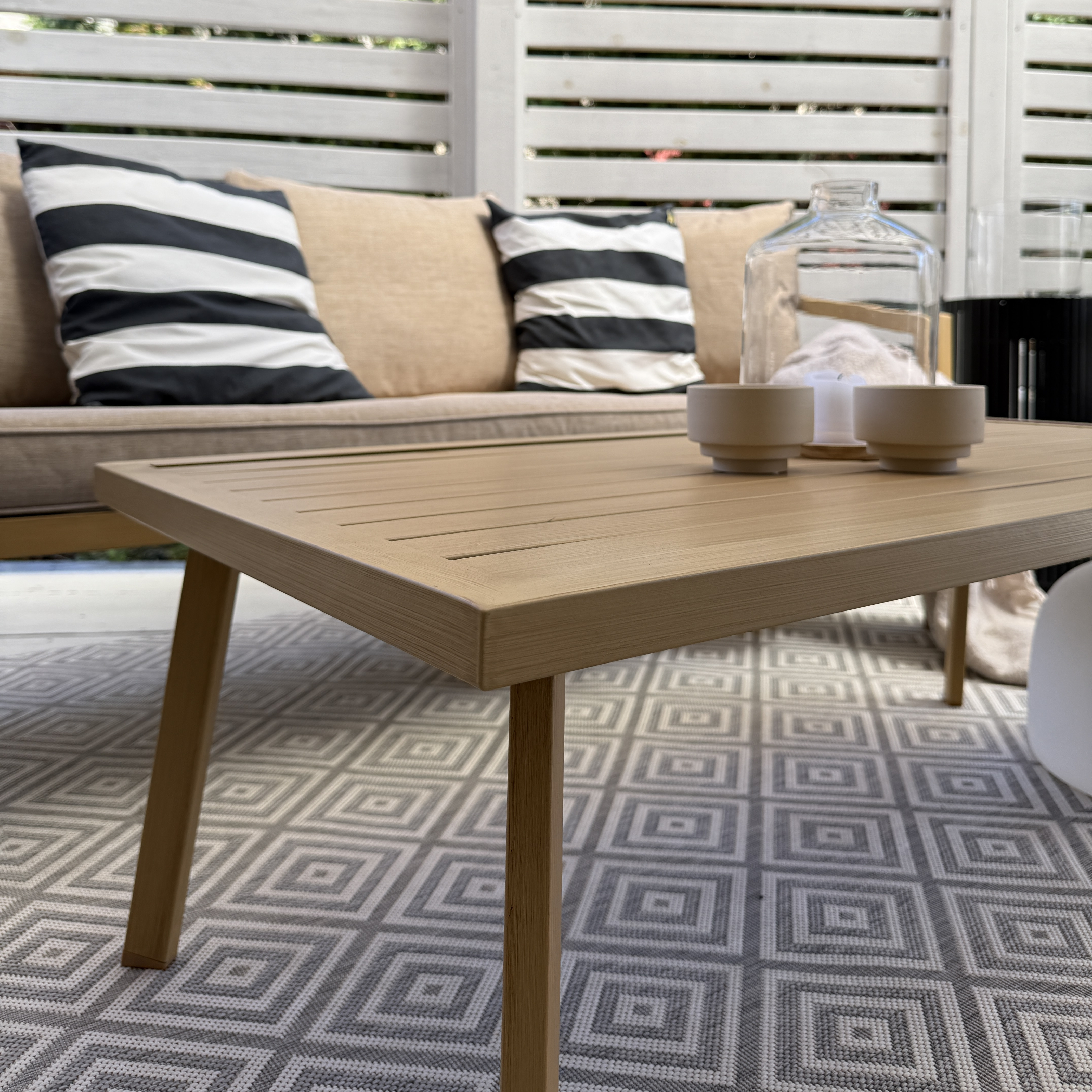 Zahradní set LOARA CAFFE MAX WOOD LOOK - Bjørkka fotografie realizace 9