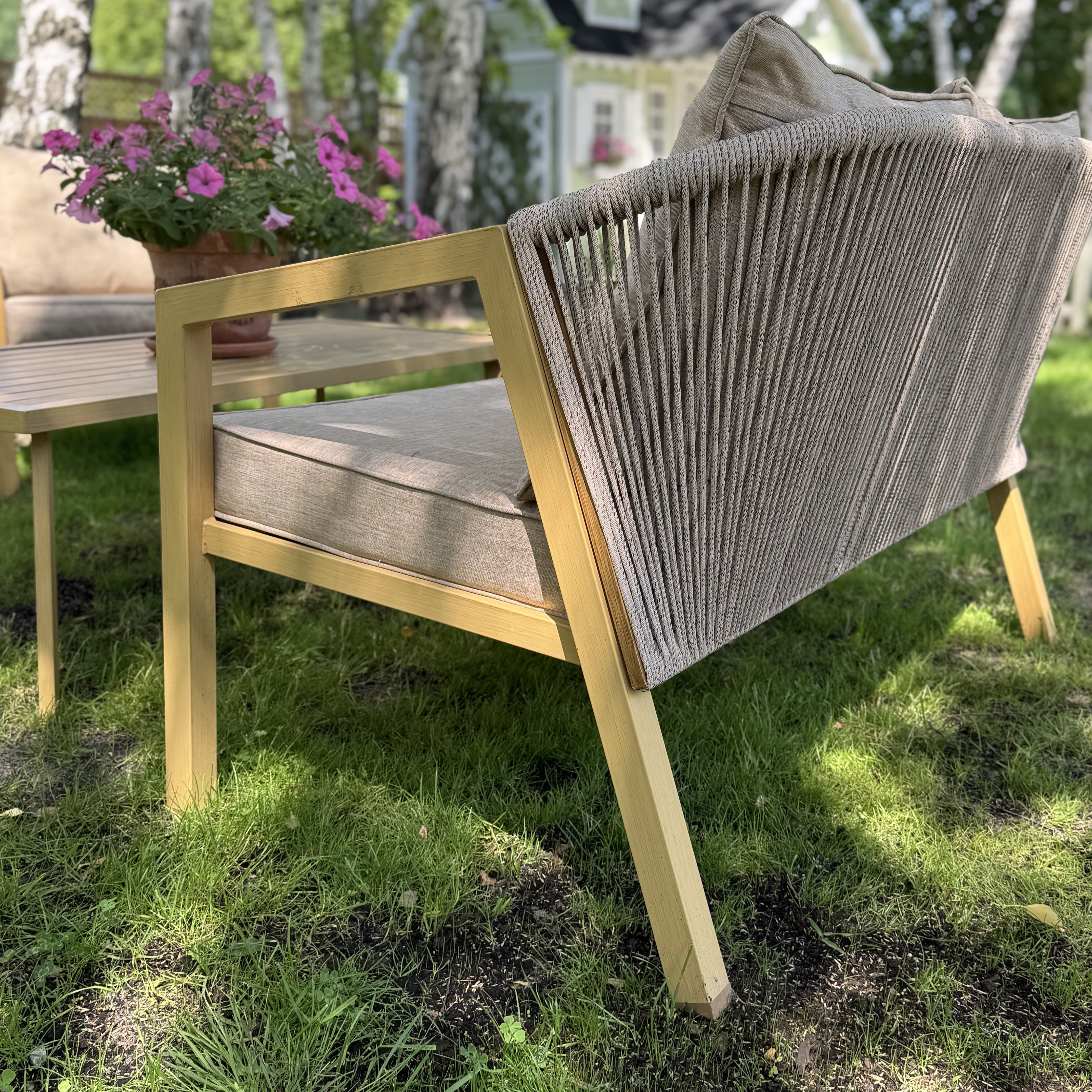 Terasaová sestava LOARA CAFFE WOOD LOOK - Bjørkka fotografie realizace 3