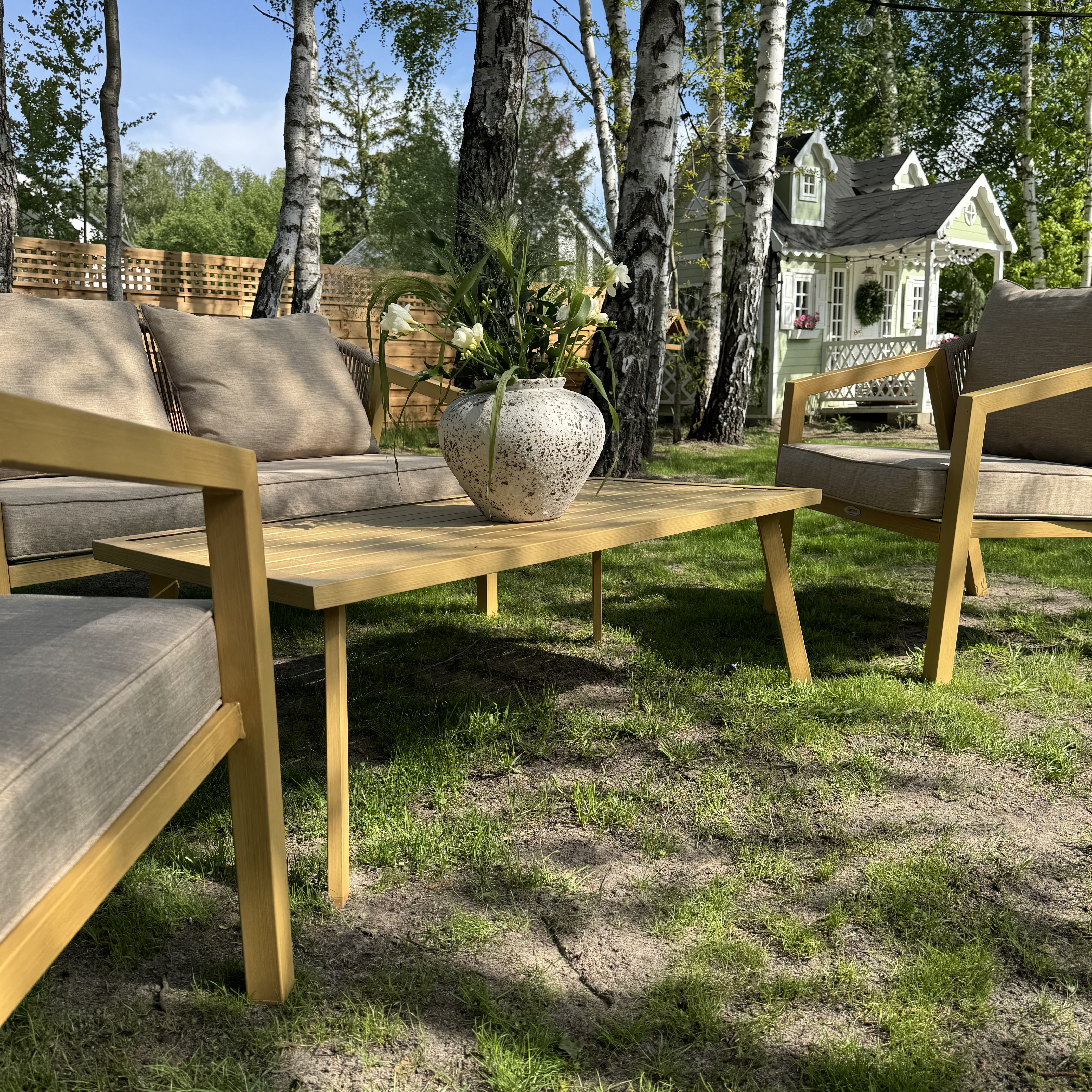 Terasaová sestava LOARA CAFFE WOOD LOOK - Bjørkka fotografie realizace 5