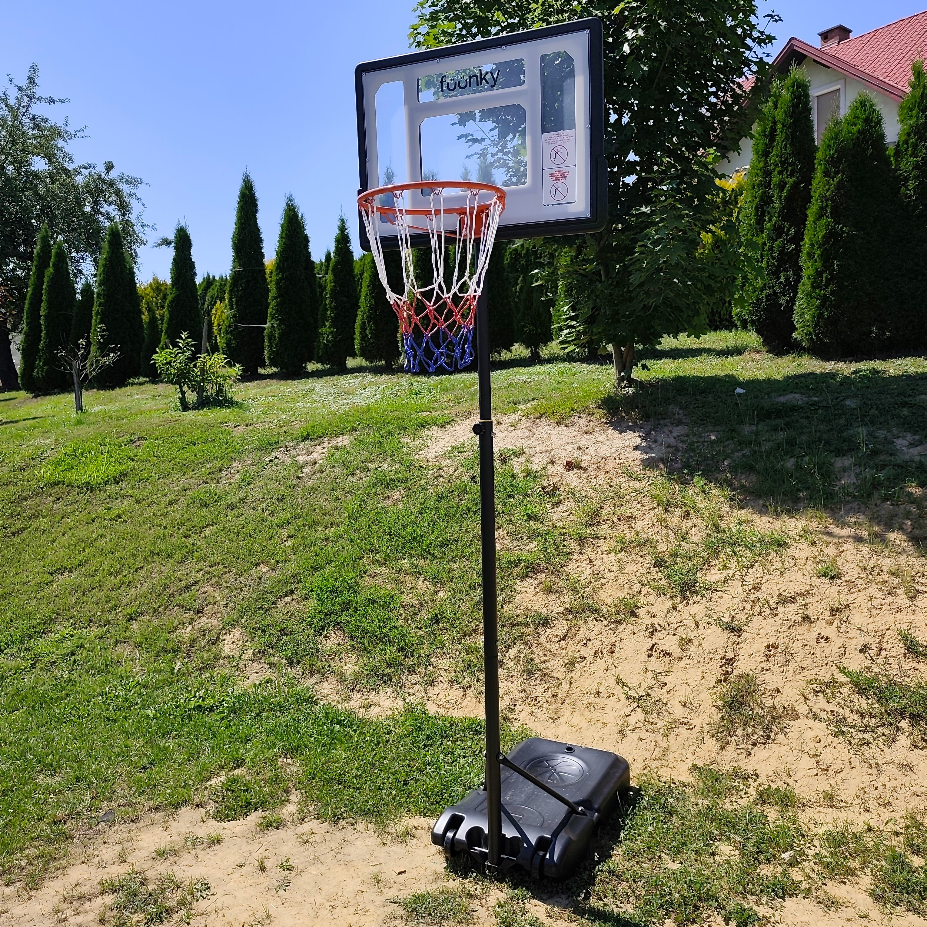 Mobilní basketbalový koš 150-210 cm - Fuunky fotografie realizace 1