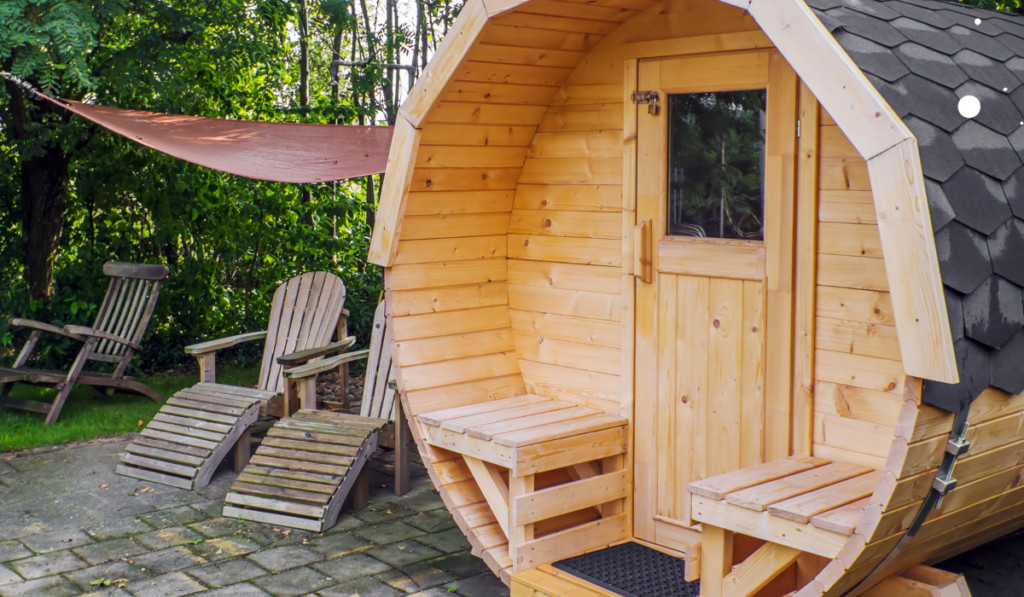 Sauna v lese