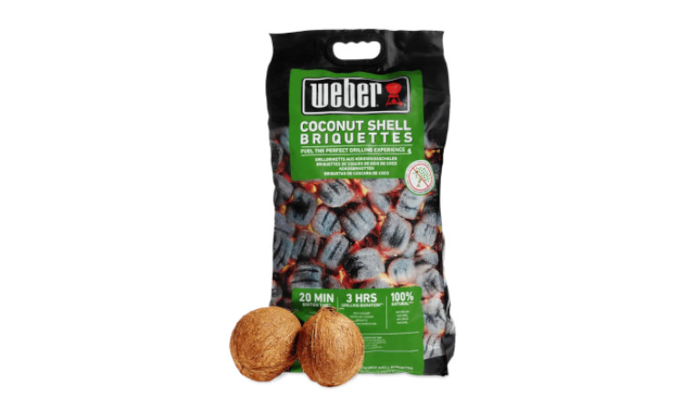 Brikety z kokosových skořápek 4kg - WEBER