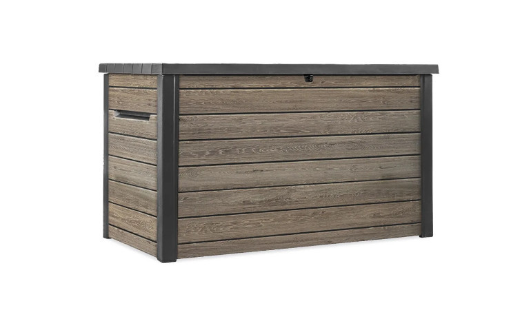 Deco deck skrzynia ogrodowa 870L Ashwood &ndash; Keter na białm tle