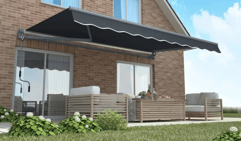 Terasa mark&yacute;za CLASSIC 450x300, &scaron;ed&aacute; &ndash; Gutroof