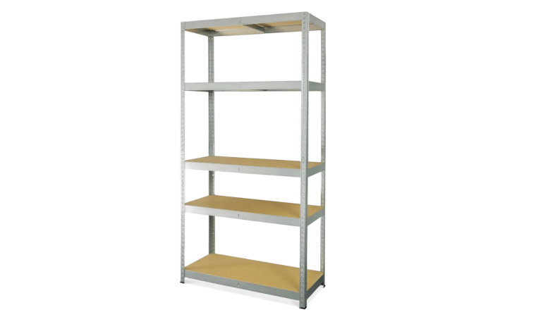 Pozinkovaný kovový regál R175 5 polic 180x90x40cm - METALKAS