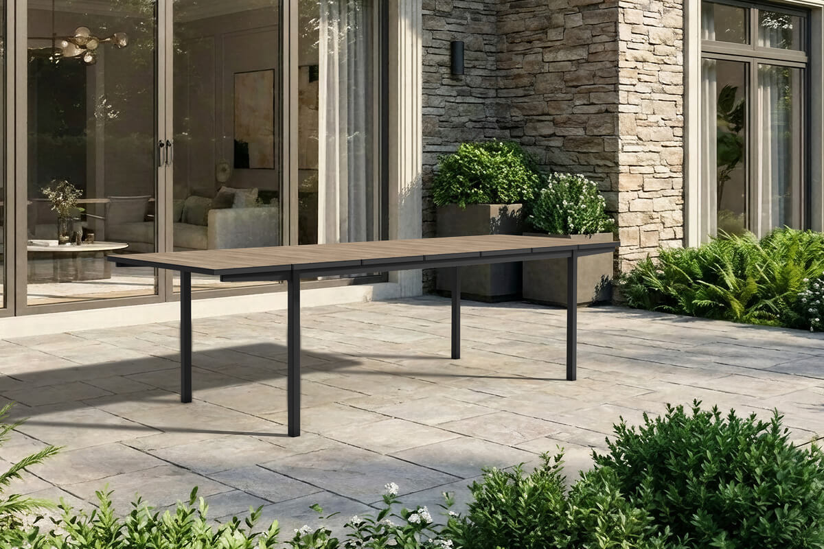 St&oacute;ł rozkładany jadalniany DECO PORTO NOVA 200-280 Black/Ashwood - Keter
